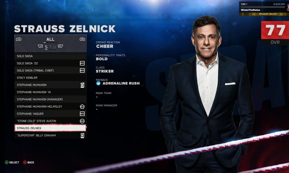WWE 2K26'ya Şok Eden Eklenti: Take-Two CEO'su Strauss Zelnick Oynanabilir Karakter Oldu!