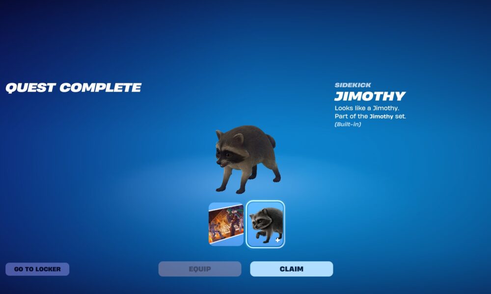 Fortnite'a Viral Fenomen Rakun Jimothy Ücretsiz Yoldaş Olarak Katıldı!