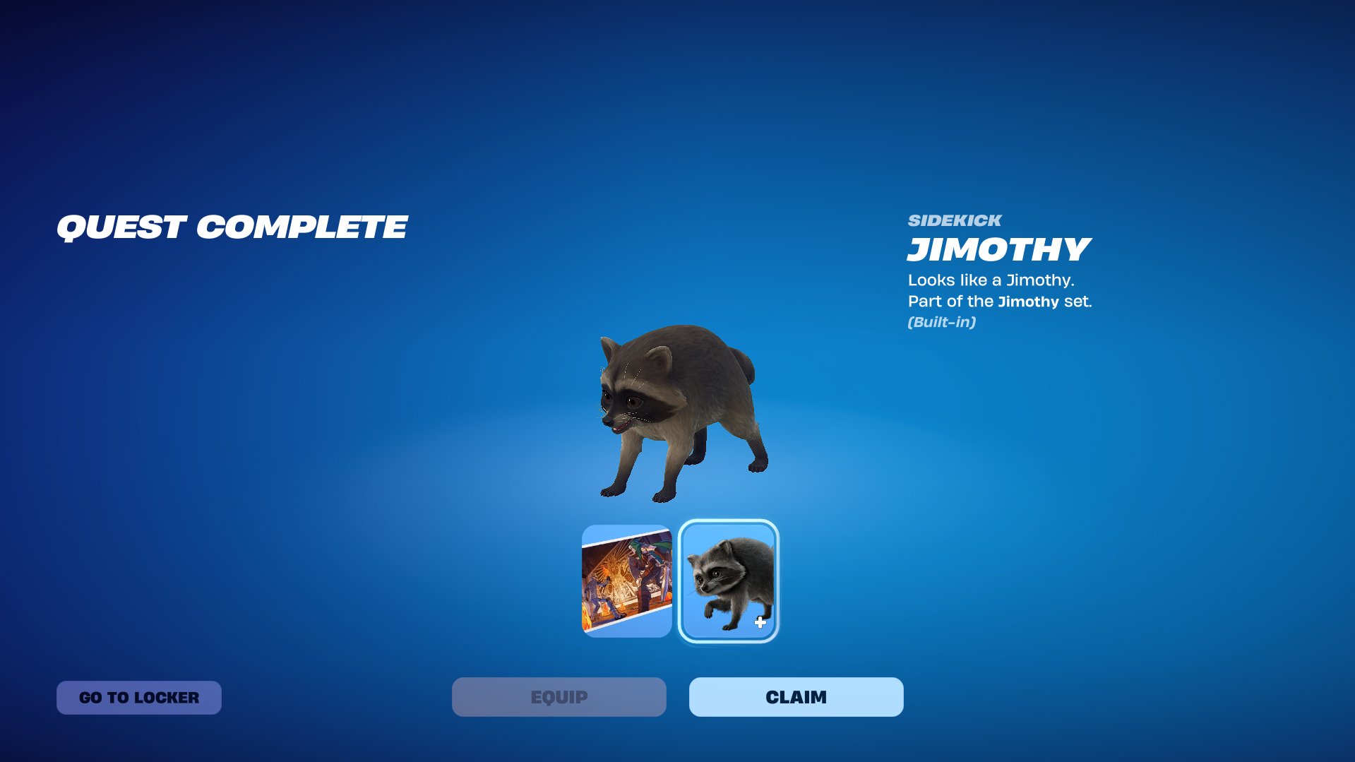Fortnite'a Viral Fenomen Rakun Jimothy Ücretsiz Yoldaş Olarak Katıldı!